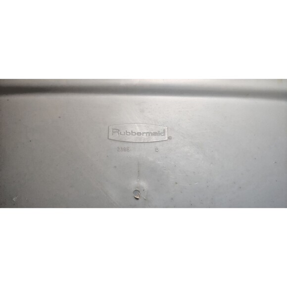 Vintage Rubbermaid Dixie Cup Blue 13 Gallon # 2395 Trash Garbage Can RARE 80s - Picture 12 of 12